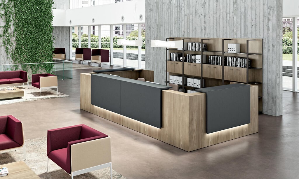Mueble a medida para recepción