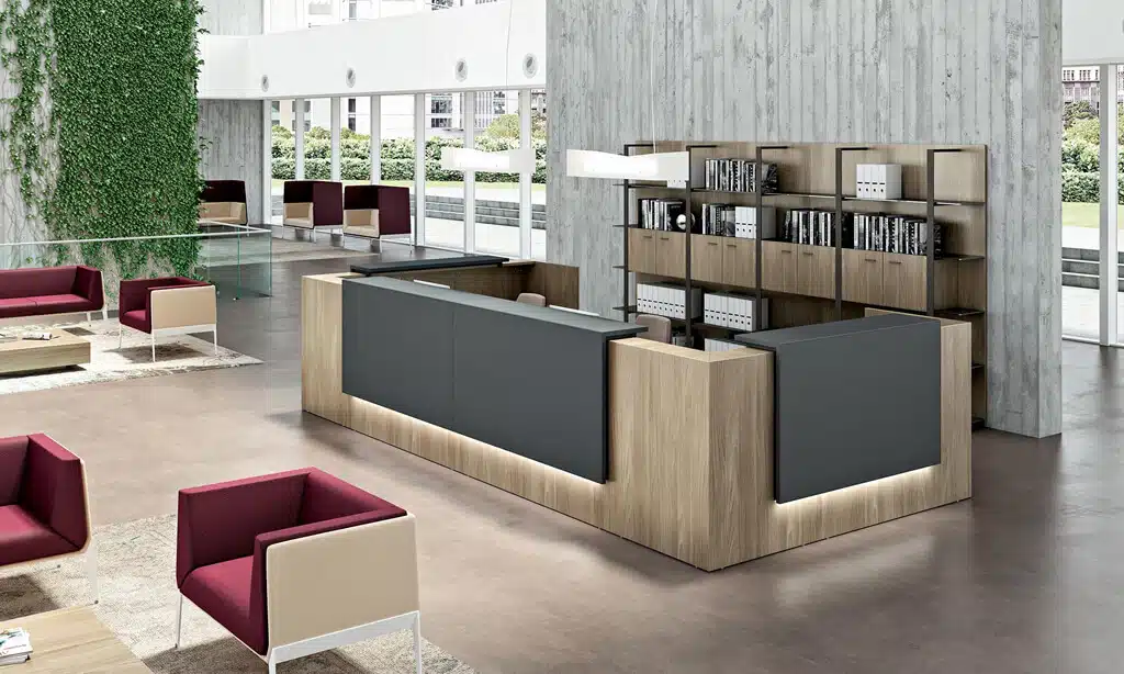Mueble a medida para recepción