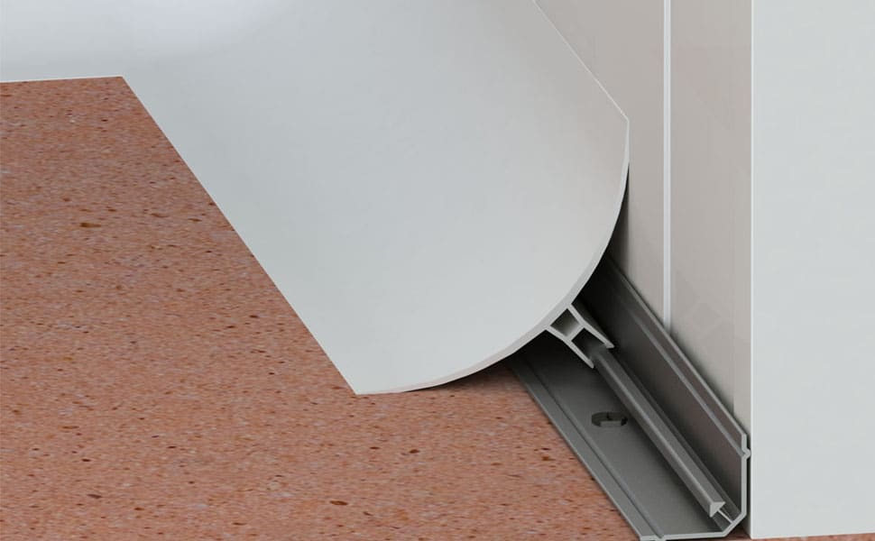 Paviment LVT i sòcol sanitari