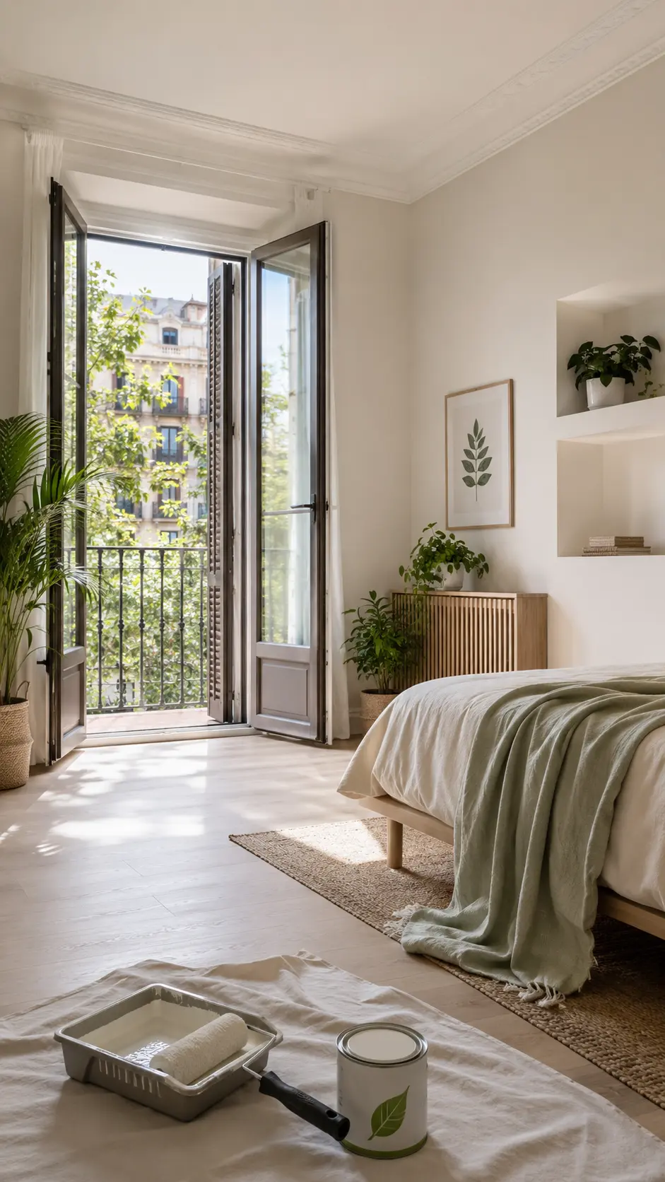 pintura ecológica o bajo olor para pisos habitados