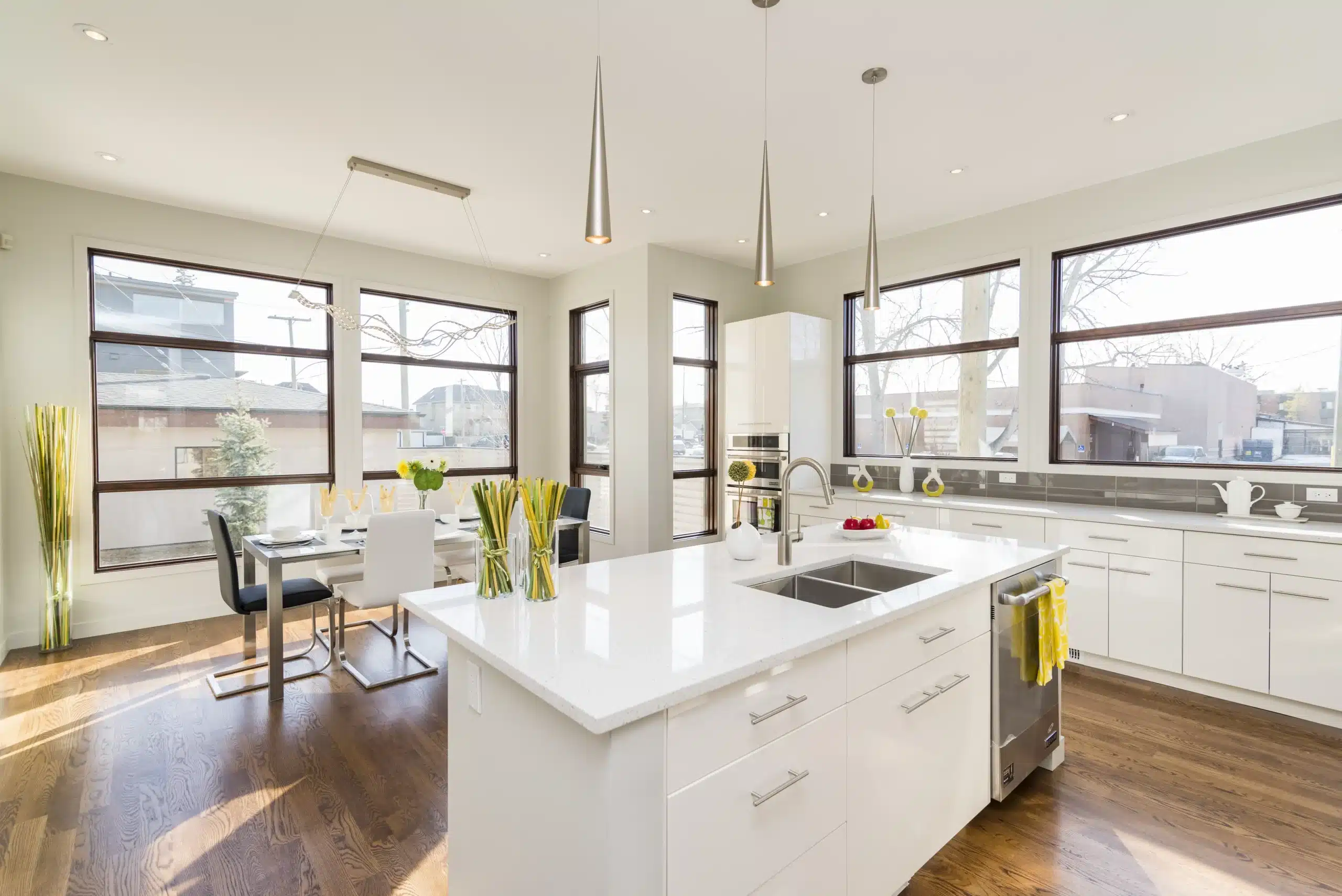 reforma de cocina con isla o península en Barcelona